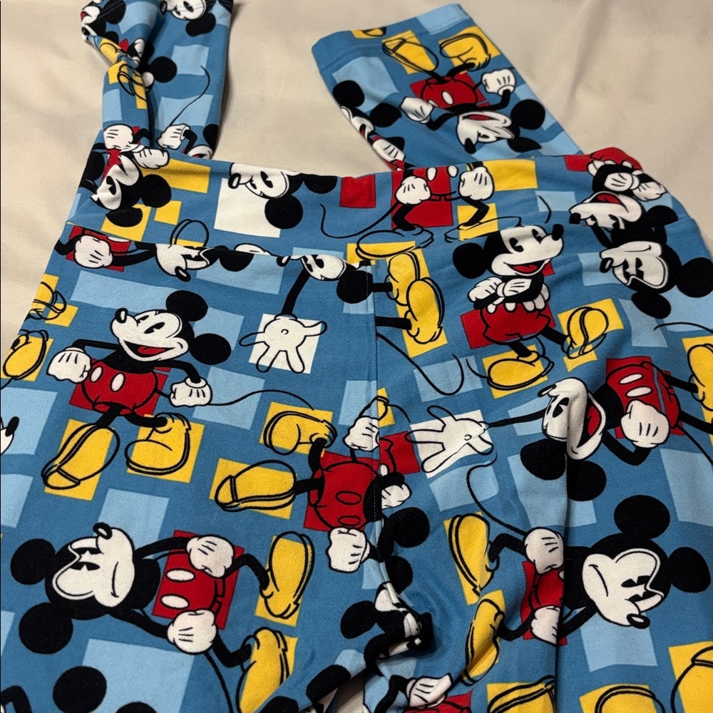 Blue Mickey Mouse Leggings - Picture 3 of 4